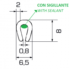 Profilo Copribordi cod. 02.0001710226.941