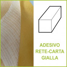 Barra biadesivo rete-carta gialla (EPDM 100 BIANCO) Barra biadesivo rete-carta gialla (EPDM 100 BIANCO)