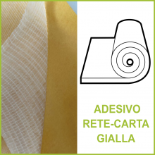 Rotolo biadesivo rete-carta gialla (EPDM 100 PEROX) Rotolo biadesivo rete-carta gialla (EPDM 100 PEROX)
