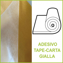 Rotolo biadesivo tape-carta gialla (NEOPRENE 140) Rotolo biadesivo tape-carta gialla (NEOPRENE 140)