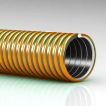 Tubo spiralato per mandata e aspirazione liquidi inerti in climi freddi Tubo spiralato per mandata e aspirazione liquidi inerti in climi freddi