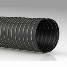 Tubo spiralato neoprene per aspirazione aria o ventilazione uno strato Tubo spiralato neoprene per aspirazione aria o ventilazione uno strato